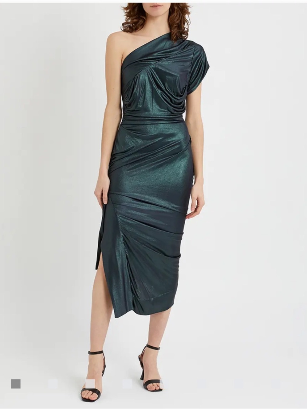 VIVIENNE WESTWOOD Andalouse Draped One-Shoulder Dress Size Medium